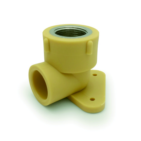 PP-R environmental protection/ Internal thread 90°Elbow/ band plate